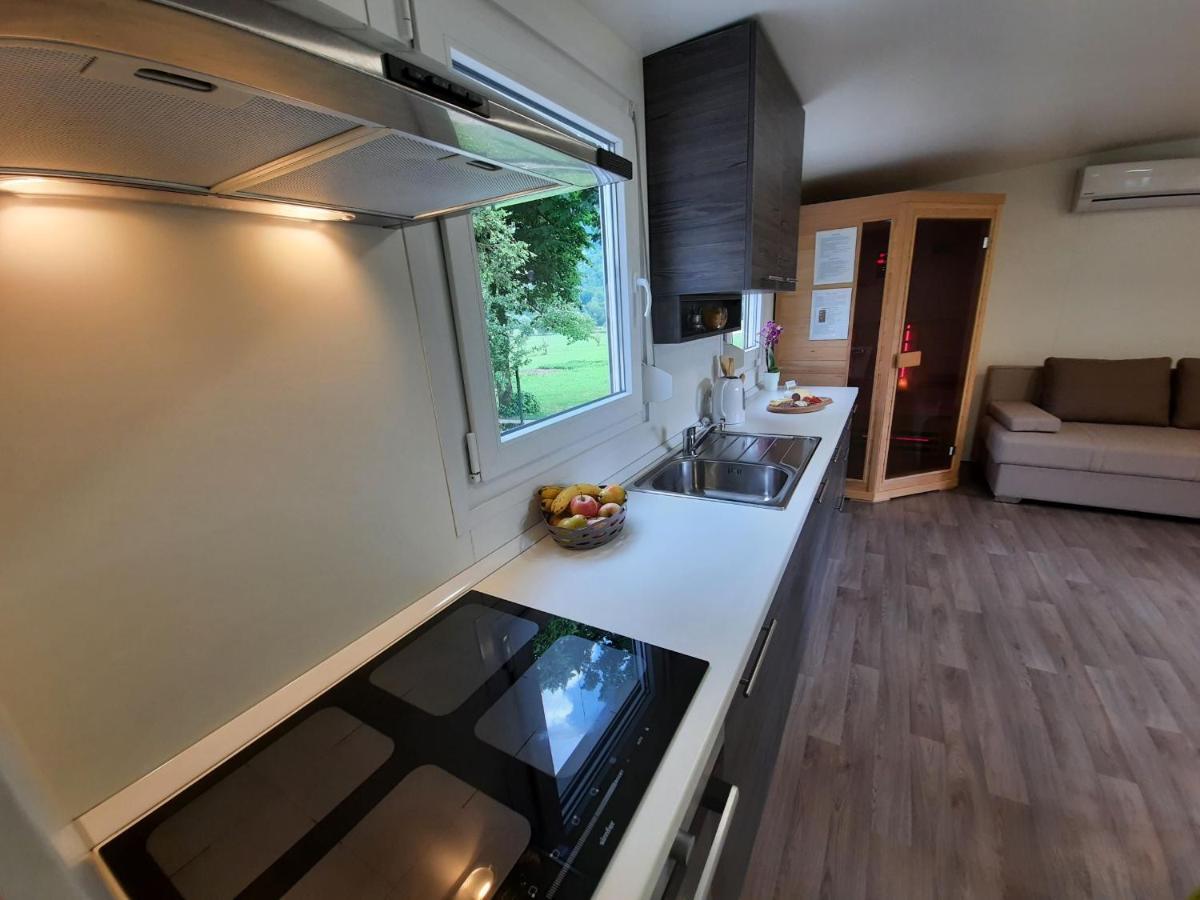 Chalet And Apartment Zonir With Sauna Kobarid Exterior foto