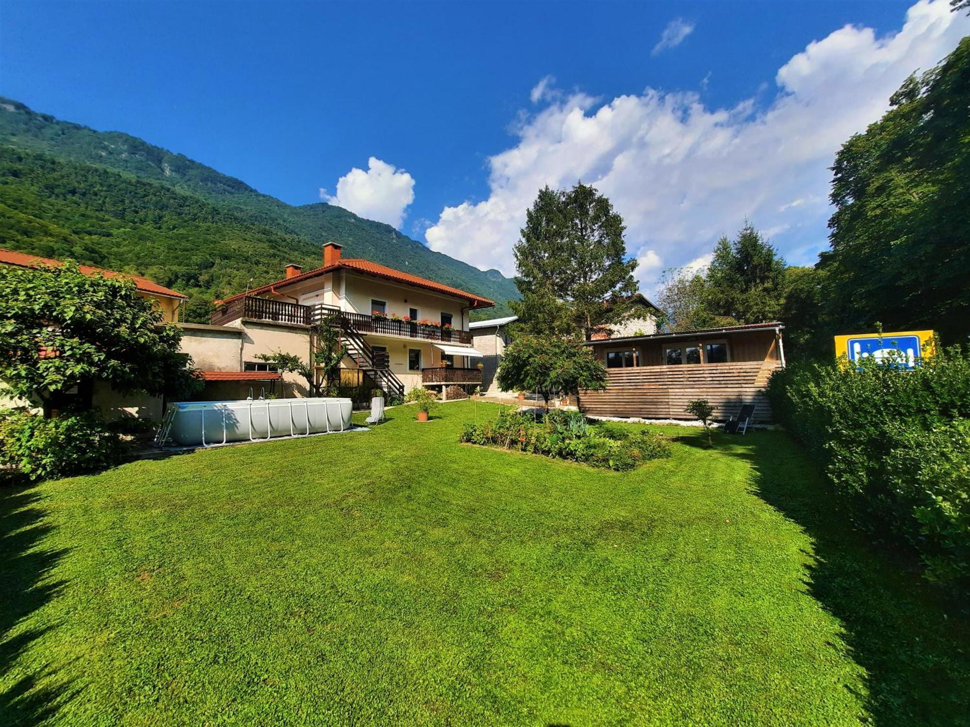 Chalet And Apartment Zonir With Sauna Kobarid Exterior foto
