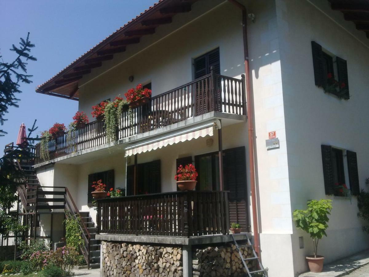 Chalet And Apartment Zonir With Sauna Kobarid Exterior foto